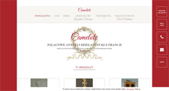 Desktop Screenshot of camelote.pl